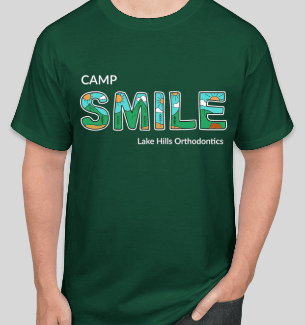 Camp Smile T-shirt design