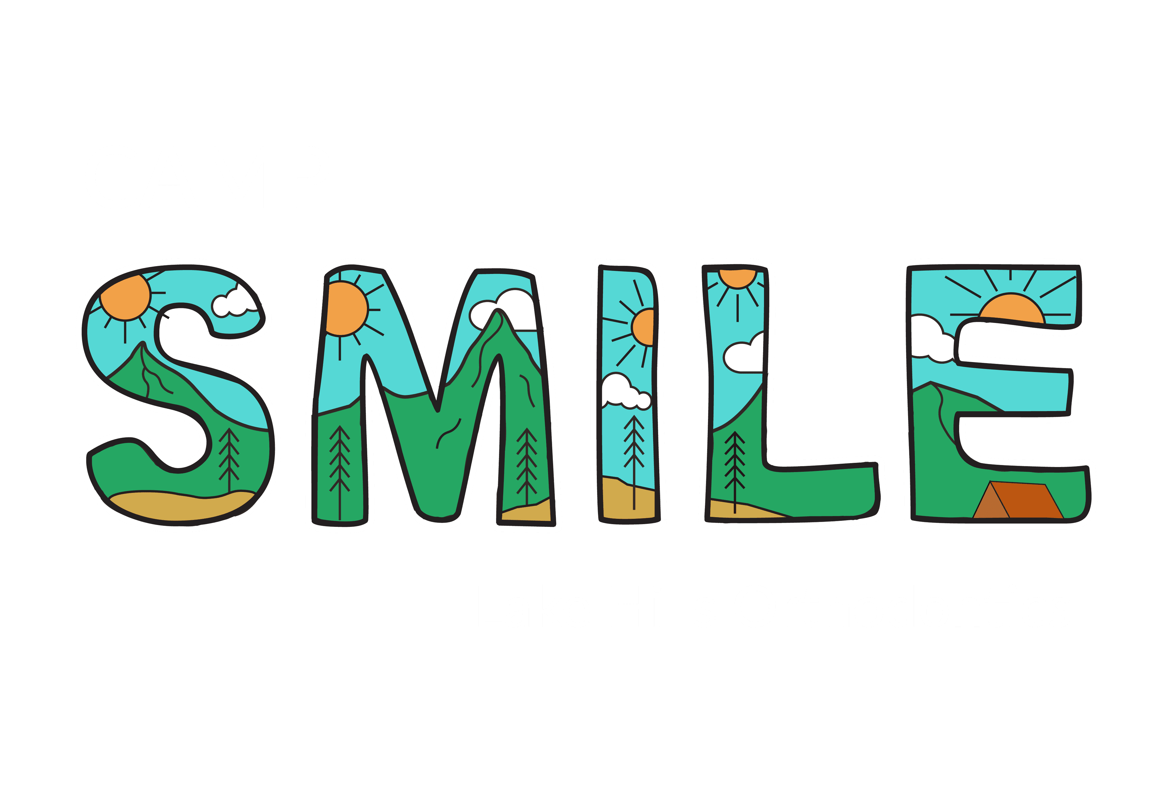 Camp Smile seasonal campaign illustration