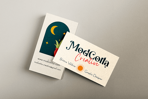 ModCotta business card design