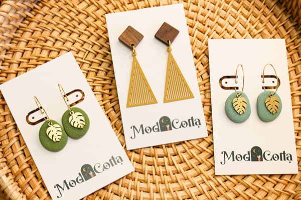ModCotta handcrafted earrings